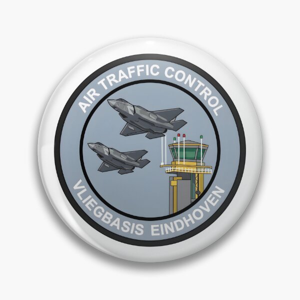 Item preview, Royal Netherlands Air Force Vliegbasis Eindhoven Air Traffic Control Emblem designed and sold by CharlieDesings.
