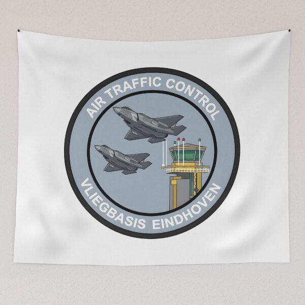 Item preview, Royal Netherlands Air Force Vliegbasis Eindhoven Air Traffic Control Emblem designed and sold by CharlieDesings.