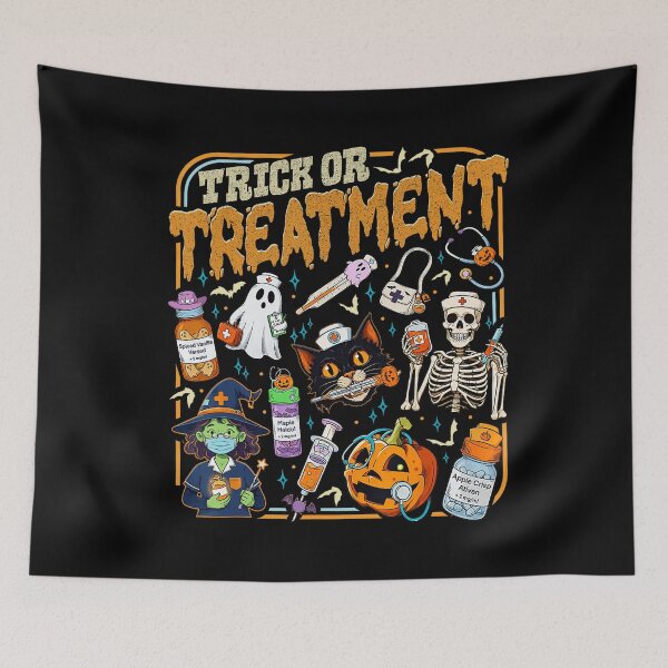 Item preview, Trick or Treatment Halloween Nurse Medical Humor designed and sold by NoeValdric.