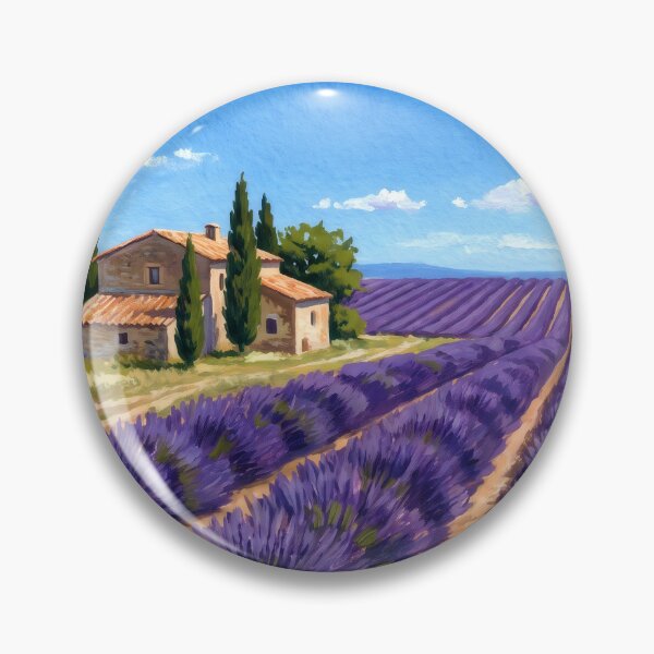 Item preview, Lavender Fields of Valensole Provence designed and sold by RedPeaStudio.