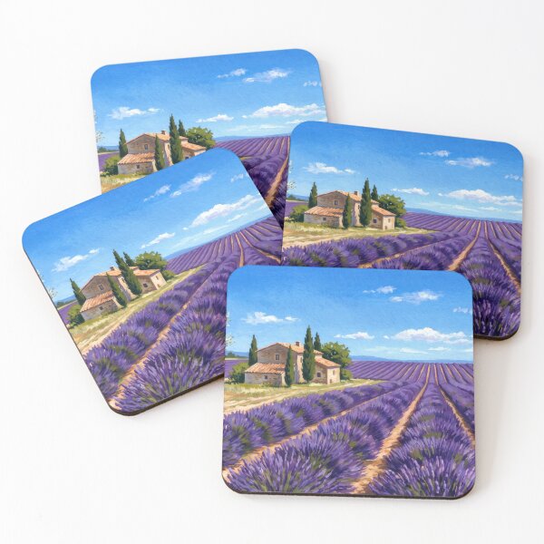 Item preview, Lavender Fields of Valensole Provence designed and sold by RedPeaStudio.
