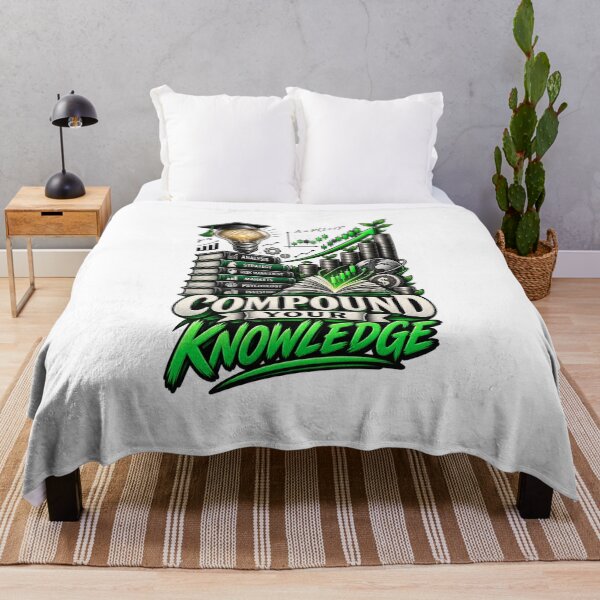 Item preview, Compound Your Knowledge Investor Motivation designed and sold by NovaMoodCo.