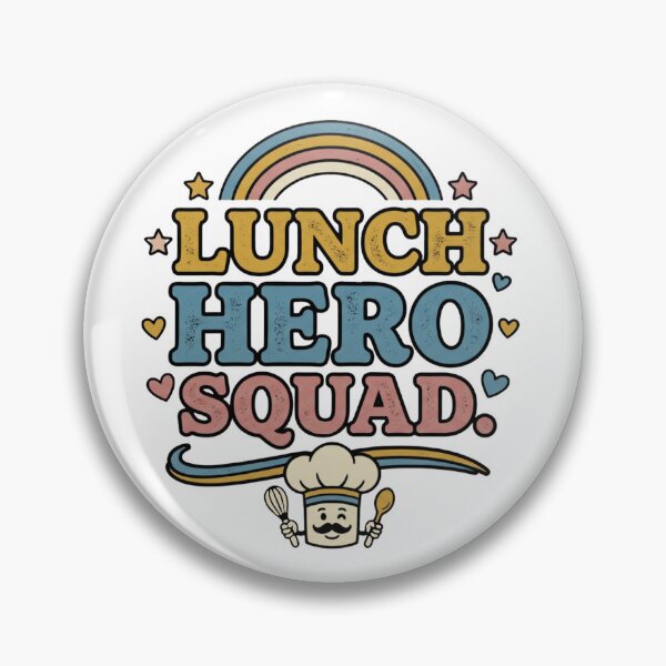 Item preview, funny  school lunch hero squad  crew cafeteria hero squad designed and sold by ArtDesignTp.