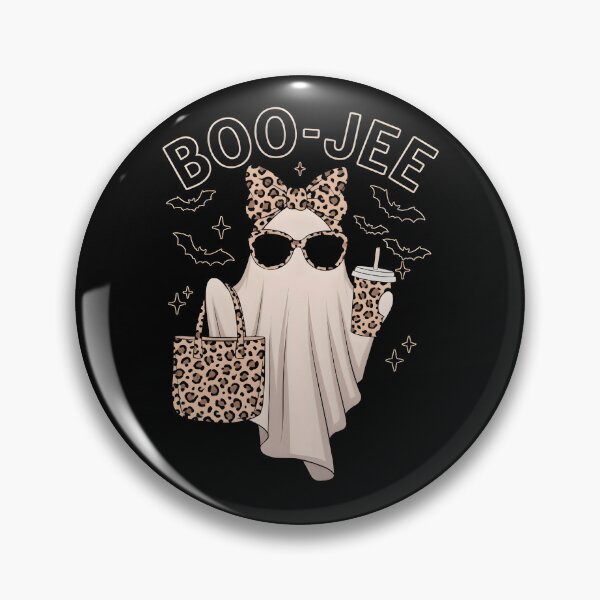 Item preview, Boo Jee Ghost Shirt, Funny Halloween Ghost Graphic Tee, Leopard Print Spooky Season Fall Gift designed and sold by MandrakeCreati.