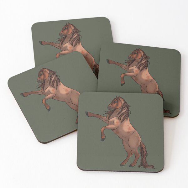 Item preview, Red Roan Mustang designed and sold by Old Water Cryptid .