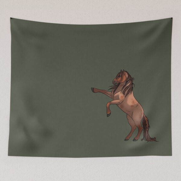 Item preview, Red Roan Mustang designed and sold by Old Water Cryptid .