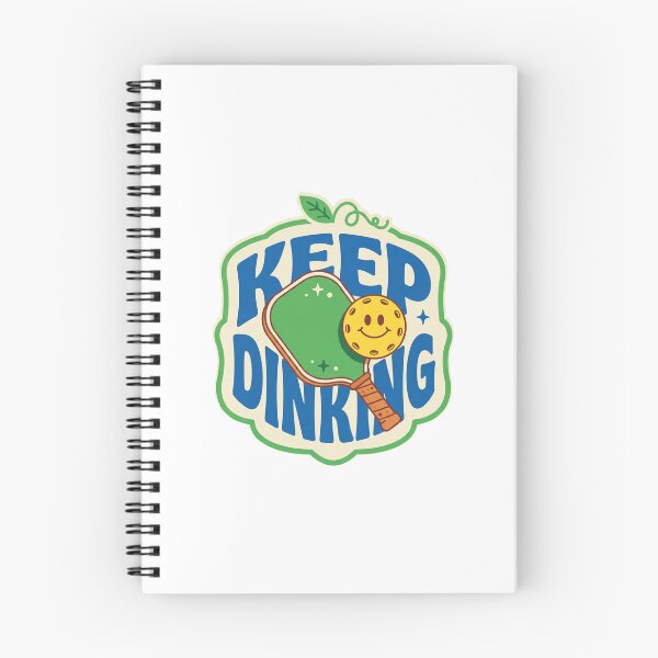 Item preview, Keep Dinking Retro Pickleball Paddle Mascot designed and sold by randaper.