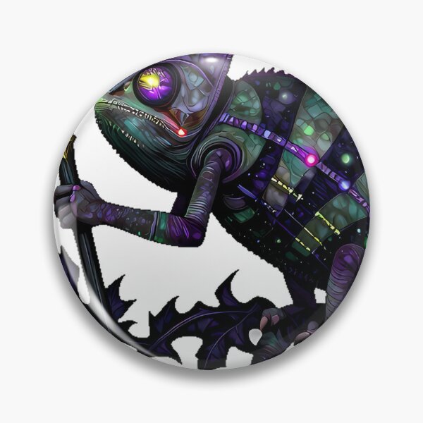 Item preview, Gothic Zombie Chameleon designed and sold by IllumeInk.