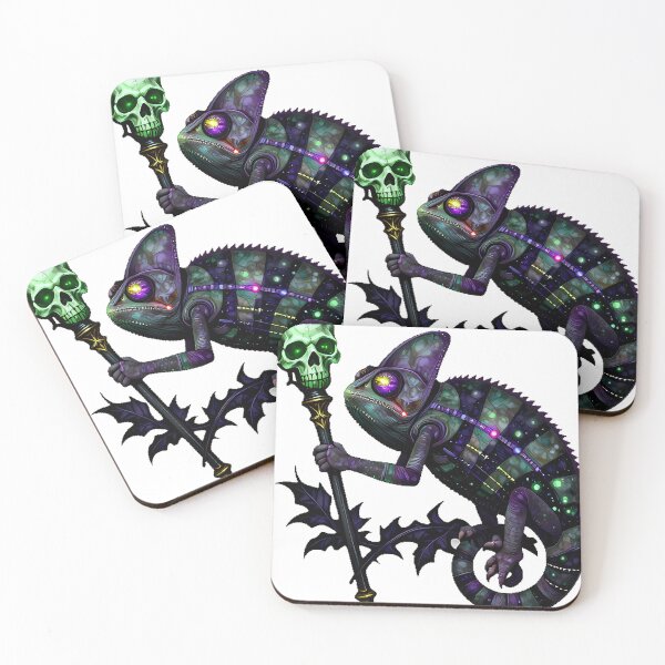 Item preview, Gothic Zombie Chameleon designed and sold by IllumeInk.