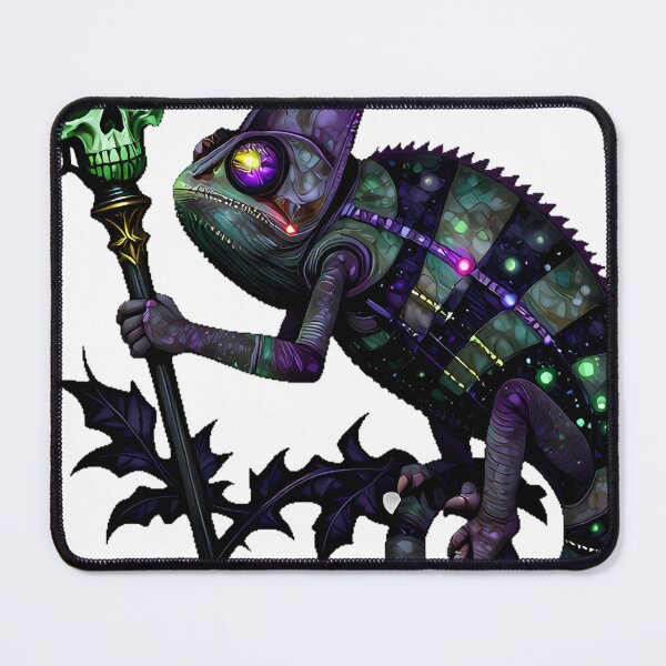 Item preview, Gothic Zombie Chameleon designed and sold by IllumeInk.
