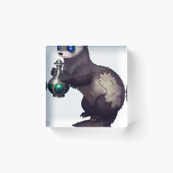 Item preview, Gothic Zombie Ferret designed and sold by IllumeInk.