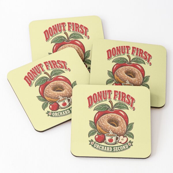 Item preview, Donut First Orchard Second designed and sold by PrintSmithArt.