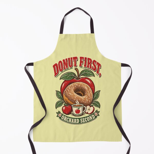 Item preview, Donut First Orchard Second designed and sold by PrintSmithArt.