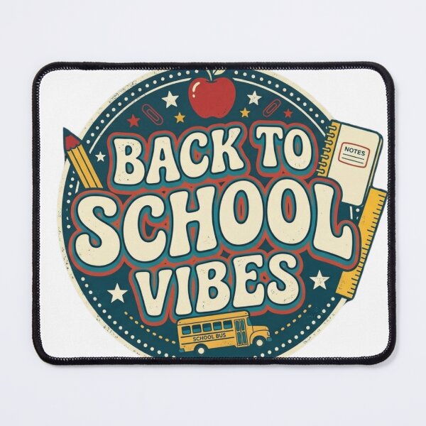 Item preview, Back to School Vibes – Retro School Season Design designed and sold by Brain shot.