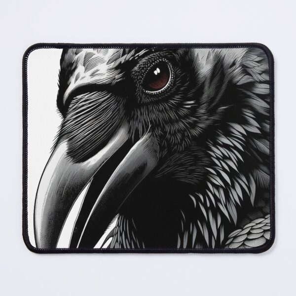 Item preview, Dark Raven Portrait with Piercing Eye designed and sold by Feyzbakhshkorea.