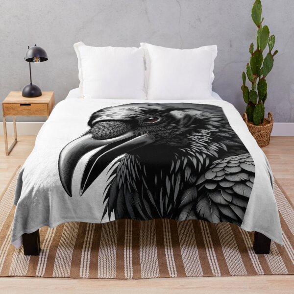 Item preview, Dark Raven Portrait with Piercing Eye designed and sold by Feyzbakhshkorea.