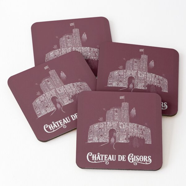 Item preview, Chateau de Gisors France Templar Treasure Haunts Typography Art designed and sold by naughty-raccoon.