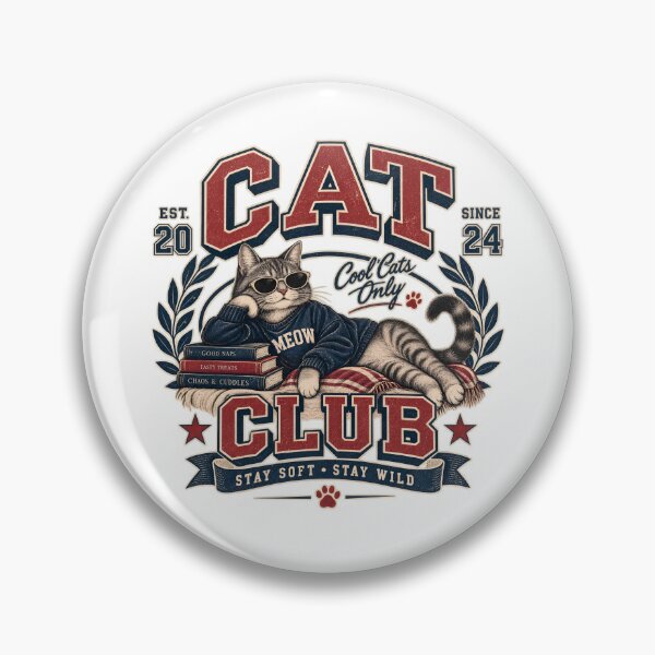 Item preview, Cat Club – Collegiate Varsity Cat T-Shirt designed and sold by AnteesocialTees.