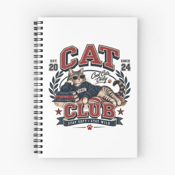 Item preview, Cat Club – Collegiate Varsity Cat T-Shirt designed and sold by AnteesocialTees.