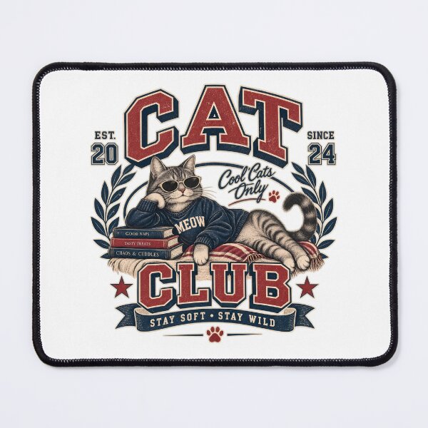 Item preview, Cat Club – Collegiate Varsity Cat T-Shirt designed and sold by AnteesocialTees.