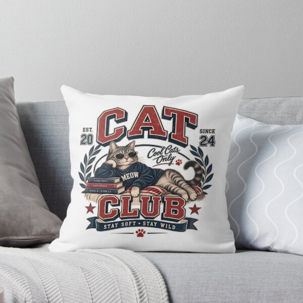 Item preview, Cat Club – Collegiate Varsity Cat T-Shirt designed and sold by AnteesocialTees.