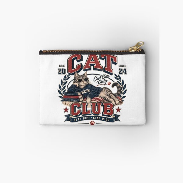Item preview, Cat Club – Collegiate Varsity Cat T-Shirt designed and sold by AnteesocialTees.