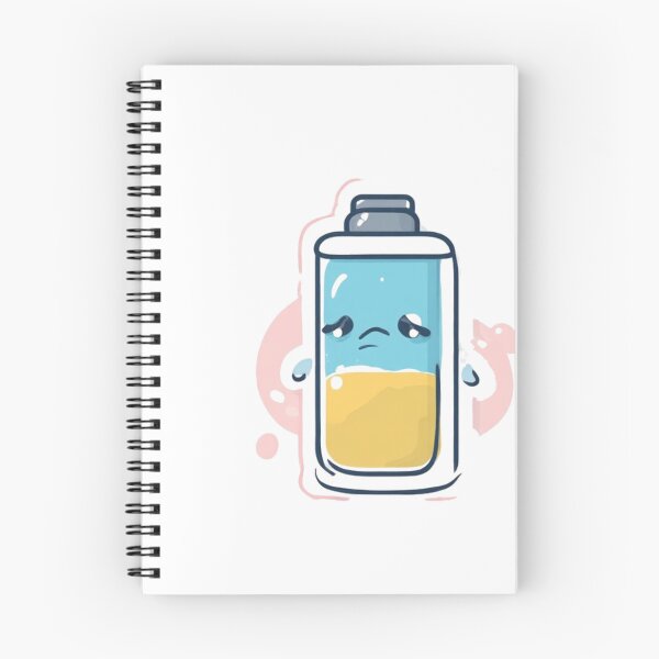 Item preview, Low Battery Tired Cute Cartoon Need Recharge designed and sold by YAM716.