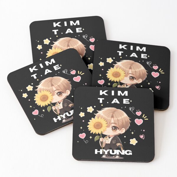 Item preview, KIM TAE HYUNG SUNFLOWER CUTE CHIBI designed and sold by LunarQueen Audrey.