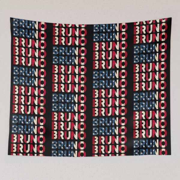 Item preview, Bruno American Flag Patriotic Name USA Stars and Stripes designed and sold by camronrufuh.