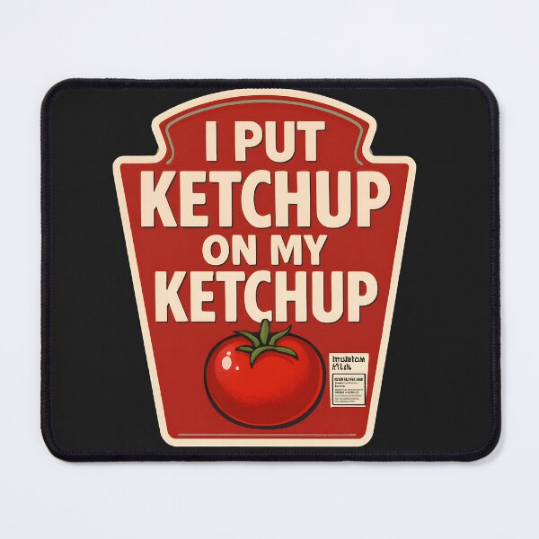 Artikelvorschau, Ich habe Ketchup auf meinen Ketchup getan. entworfen und verkauft von Pixel-Lair.