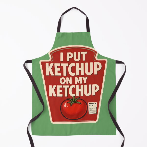 Artikelvorschau, Ich habe Ketchup auf meinen Ketchup getan. entworfen und verkauft von Pixel-Lair.