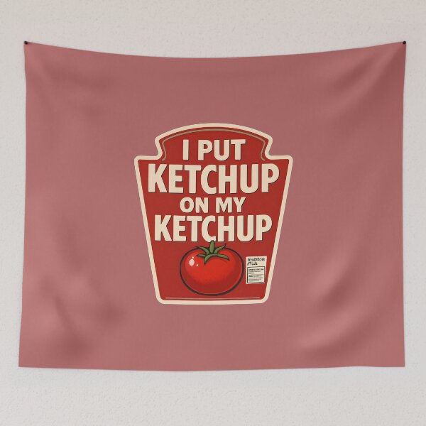 Item preview, I Put Ketchup on my Ketchup designed and sold by Pixel-Lair.