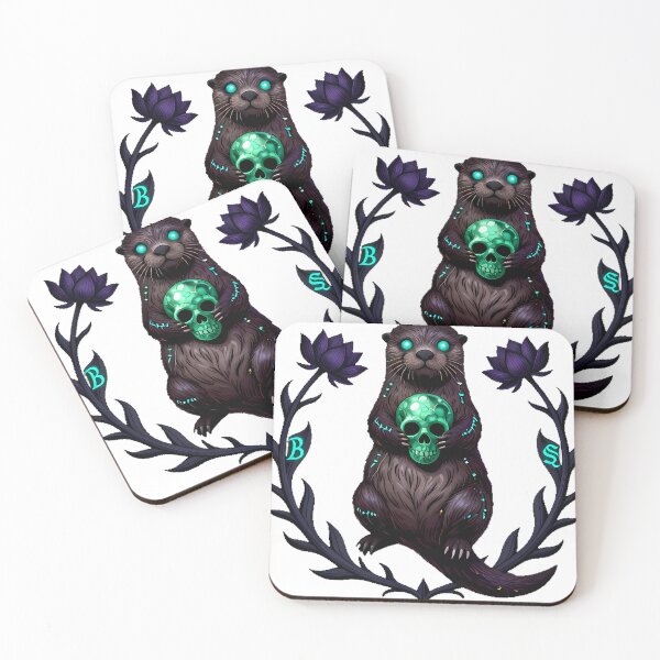 Item preview, Gothic Zombie River Otter designed and sold by IllumeInk.