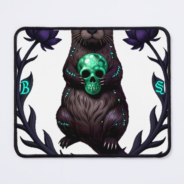 Item preview, Gothic Zombie River Otter designed and sold by IllumeInk.