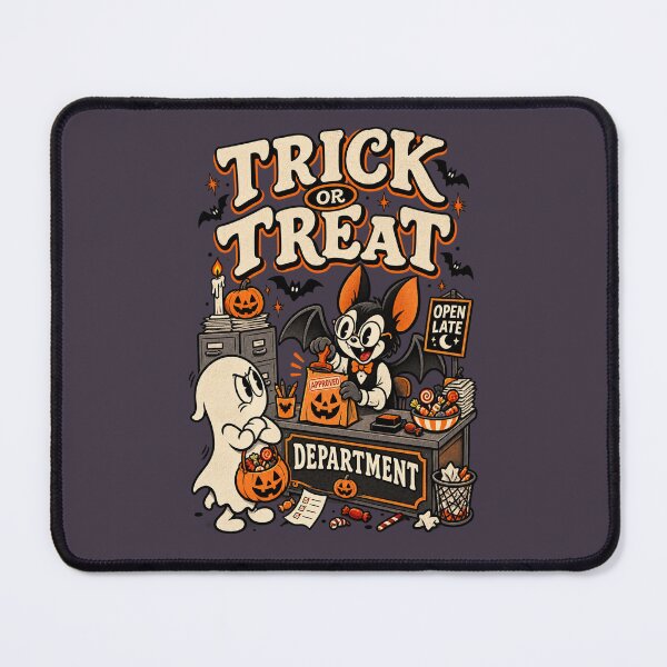 Item preview, Trick or Treat Department Open Late designed and sold by PrintSmithArt.