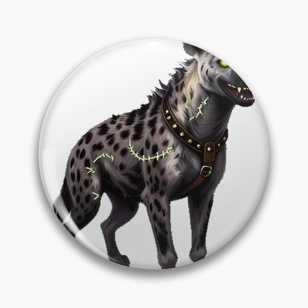 Item preview, Gothic Zombie Spotted Hyena designed and sold by IllumeInk.