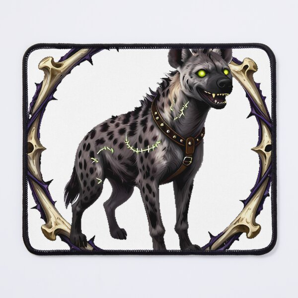 Item preview, Gothic Zombie Spotted Hyena designed and sold by IllumeInk.