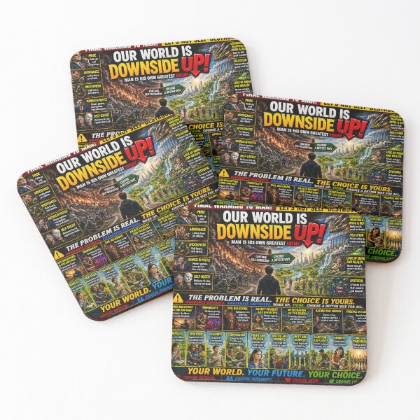 Item preview, Final Warning to Man! — Our World Is Downside Up: The Choice Is Yours designed and sold by New Wave Artworks & Odds &Ends.