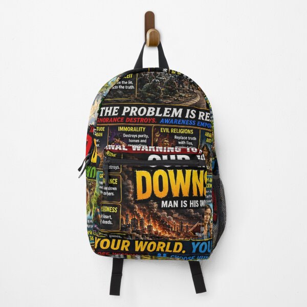 Item preview, Final Warning to Man! — Our World Is Downside Up: The Choice Is Yours designed and sold by New Wave Artworks & Odds &Ends.