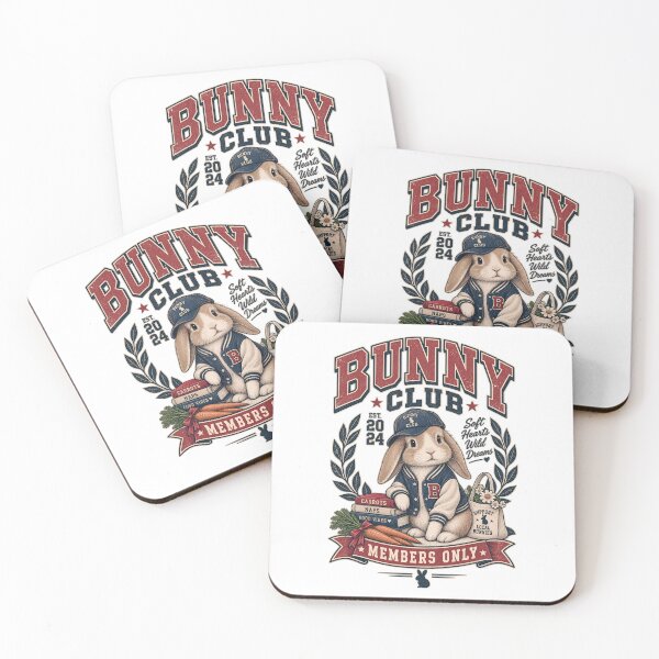 Item preview, Bunny Club – Collegiate Varsity Rabbit T-Shirt designed and sold by AnteesocialTees.