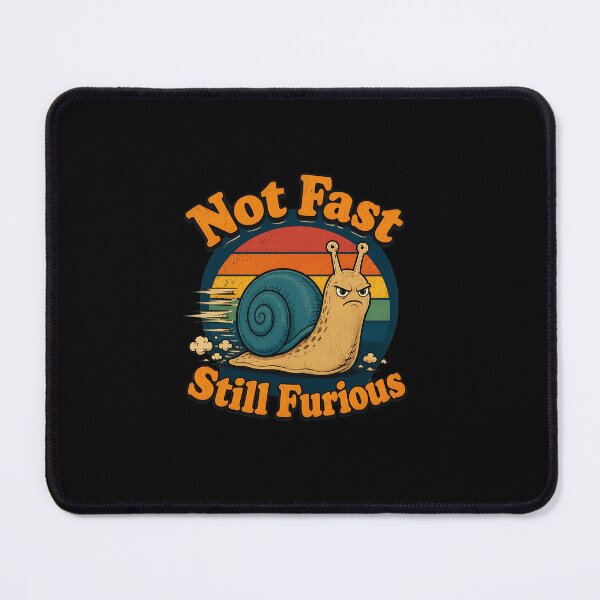 Item preview, Not Fast Still Furious Funny Snail Retro Sunset designed and sold by felixpalette.