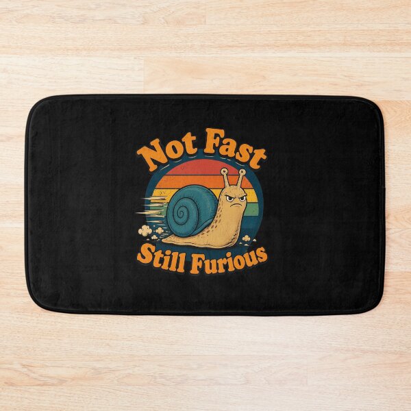 Item preview, Not Fast Still Furious Funny Snail Retro Sunset designed and sold by felixpalette.