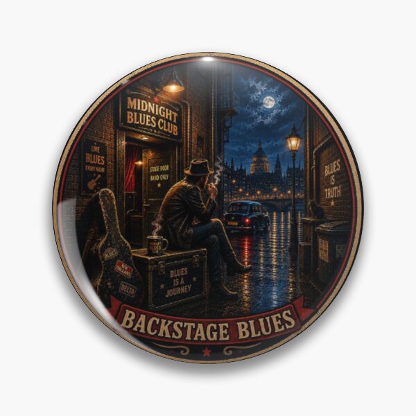 Item preview, Backstage Blues designed and sold by QuietSpark.