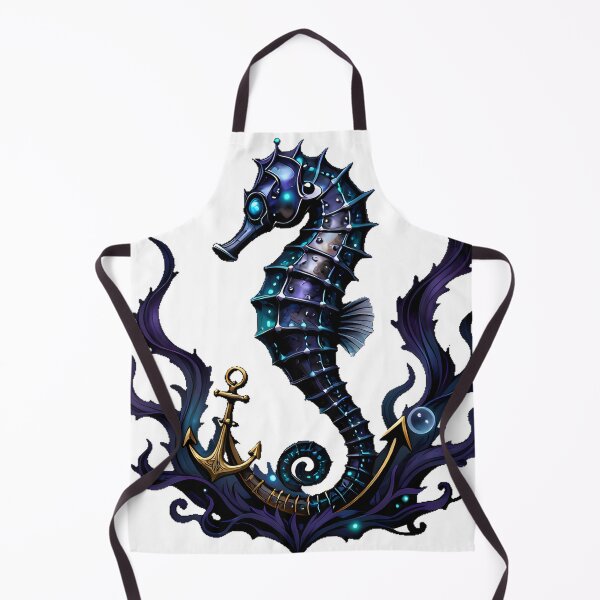 Item preview, Gothic Zombie Deep Sea Seahorse designed and sold by IllumeInk.