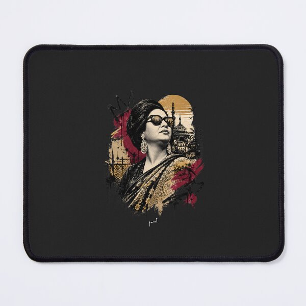 Item preview, Umm Kulthum Urban Arabic Street Art – Vintage Music Icon designed and sold by Musamem Designs.