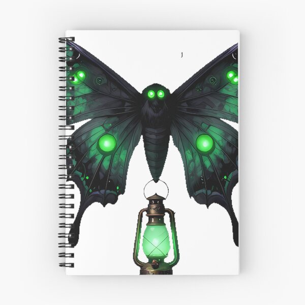 Item preview, Gothic Zombie Luna Moth designed and sold by IllumeInk.