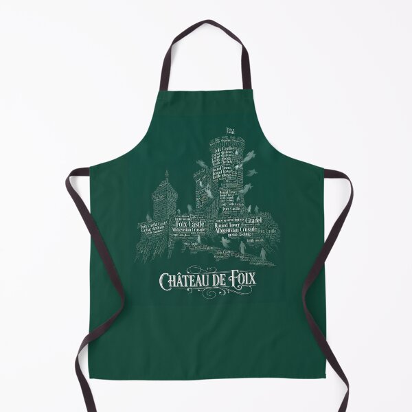 Item preview, Chateau de Foix France Cathar Ghost Typography Art designed and sold by naughty-raccoon.