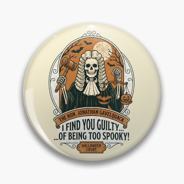 Item preview, I find you guilty of being too spooky! - Halloween Court designed and sold by ParadoxParadox.