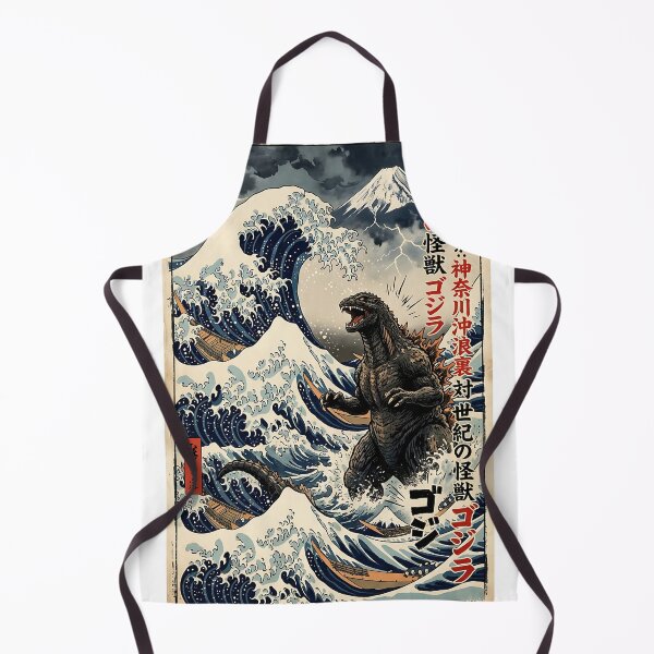 Item preview, Godzillla vs The Great Wave Blueprint designed and sold by Art Dila Studio.
