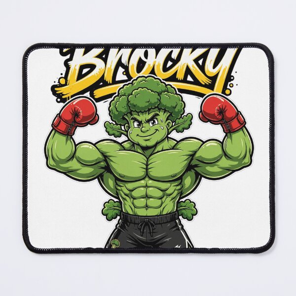 Item preview, Brocky - Chabo Gym | Muscular Broccoli Boxing Champion designed and sold by Csaba1983.